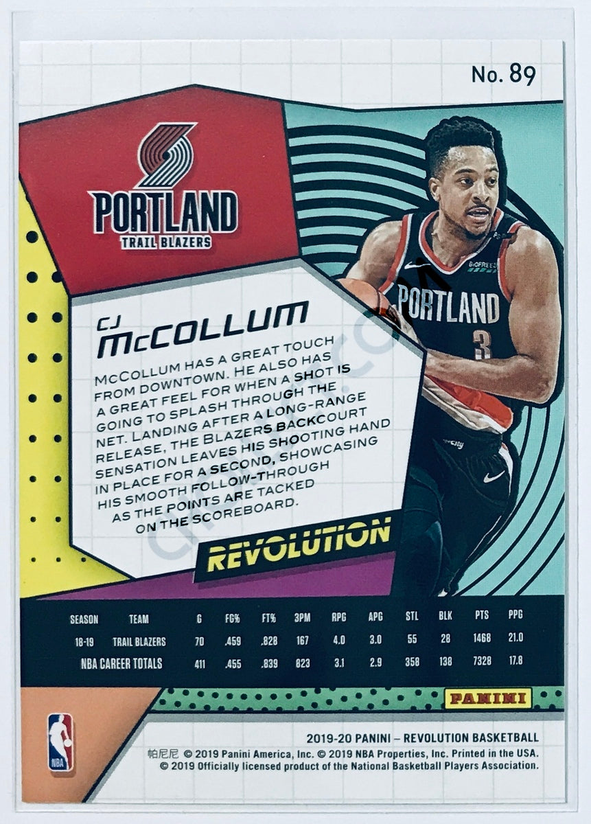 CJ McCollum - Portland Trail Blazers 2019-20 Panini Revolution #89