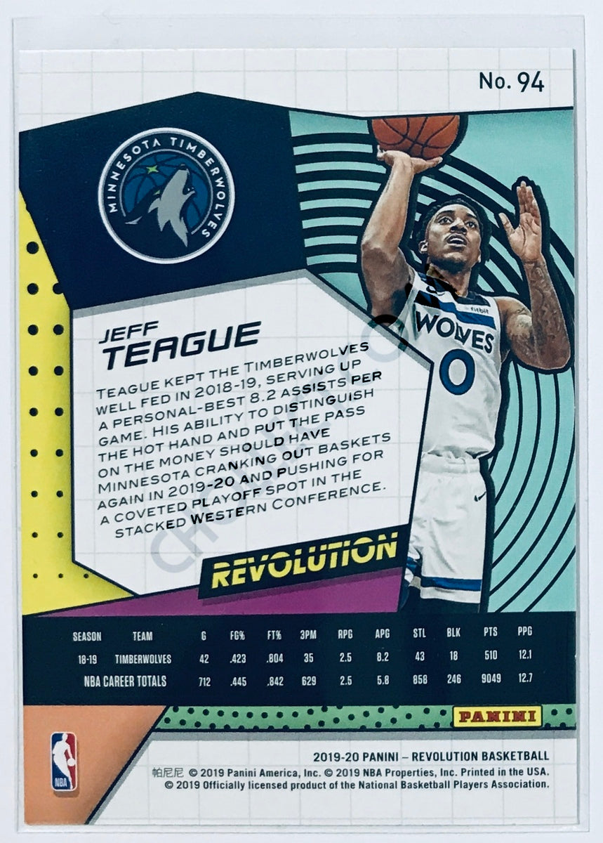 Jeff Teague - Minnesota Timberwolves 2019-20 Panini Revolution #94