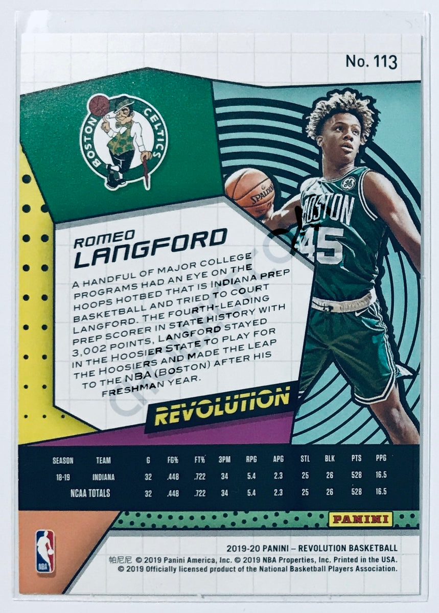 Romeo Langford - Boston Celtics 2019-20 Panini Revolution RC Rookie #113