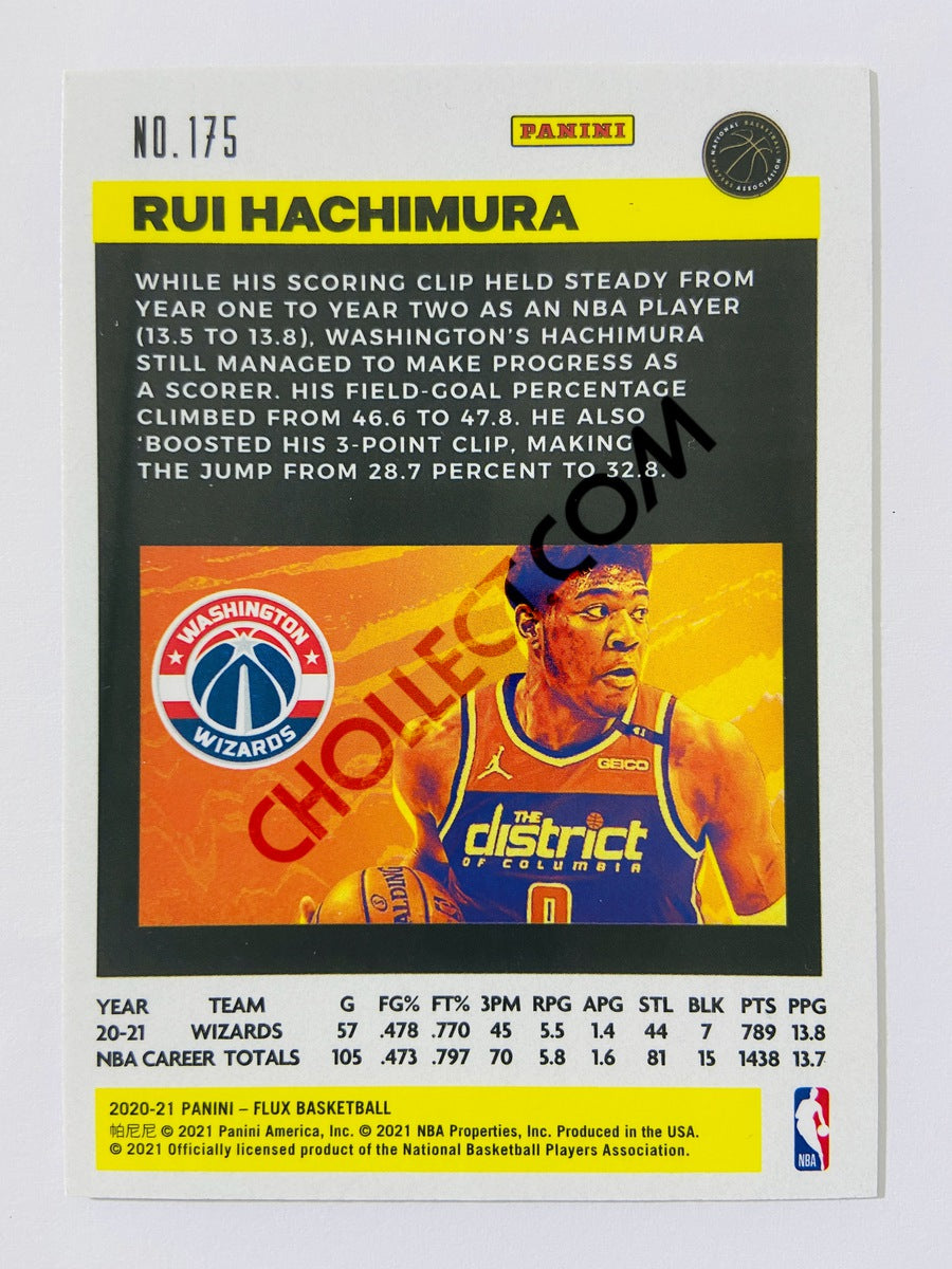 Rui Hachimura – Washington Wizards 2020-21 Panini Flux #175
