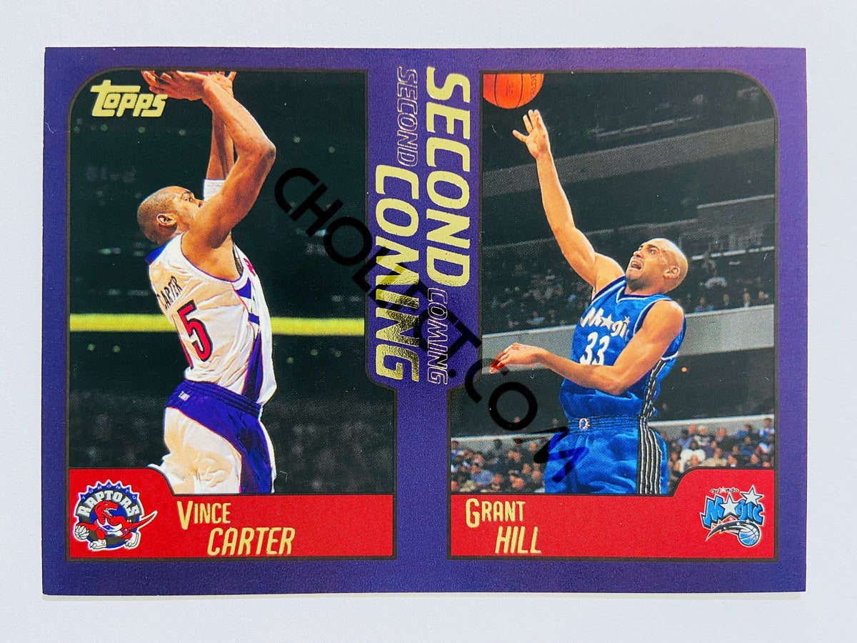Vince Carter – Toronto Raptors / Grant Hill – Orlando Magic 2000-01 Topps Second Coming #293