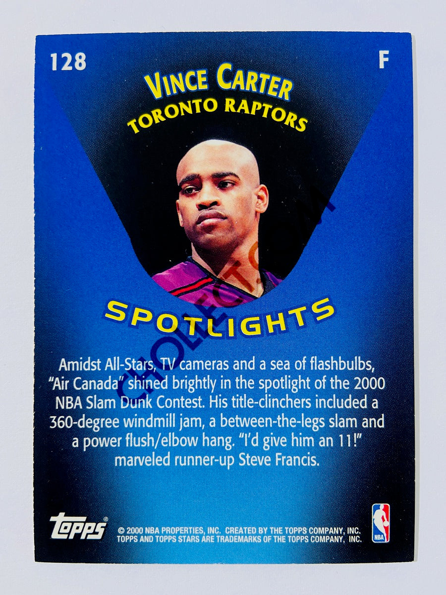 Vince Carter – Toronto Raptors 2000-01 Topps Stars Spotlights #128