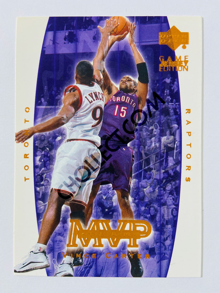 Vince Carter – Toronto Raptors 2000-01 Upper Deck Game Jersey Edition Team MVP #416