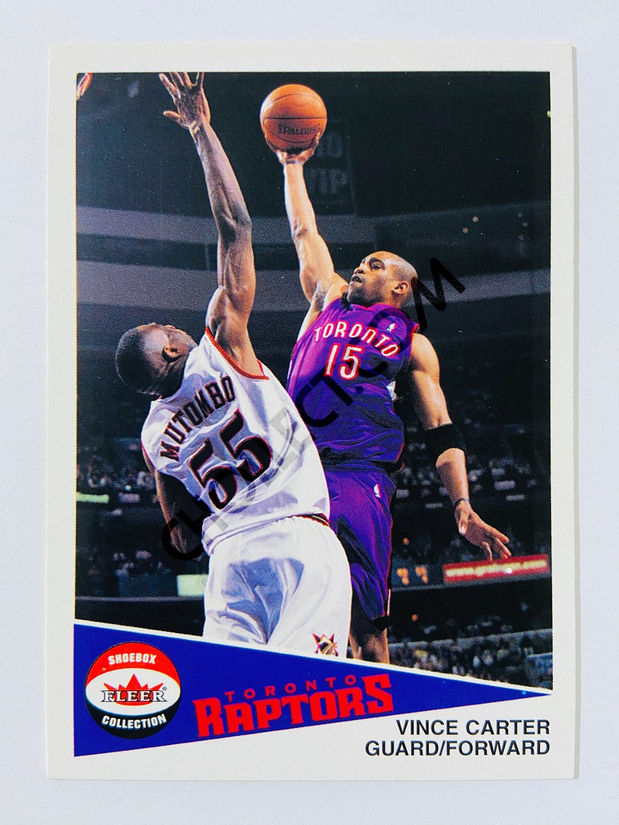Vince Carter – Toronto Raptors 2001-02 Fleer Shoebox Collection #14