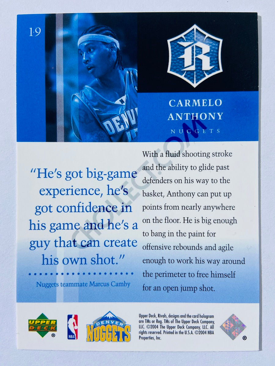 Carmelo Anthony - Denver Nuggets 2004-05 Upper Deck Rivals #19