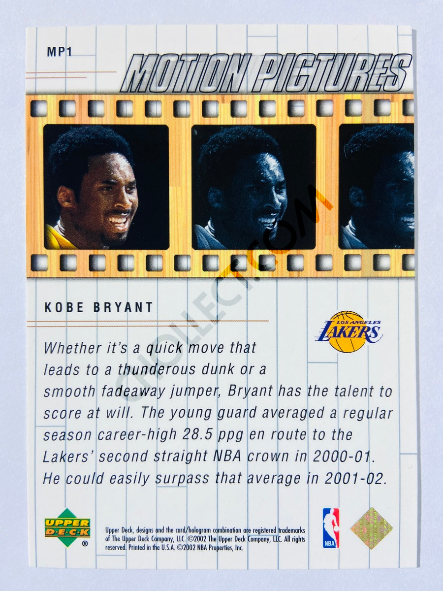 Kobe Bryant - Los Angeles Lakers 2002 Upper Deck Motion Pictures #MP1