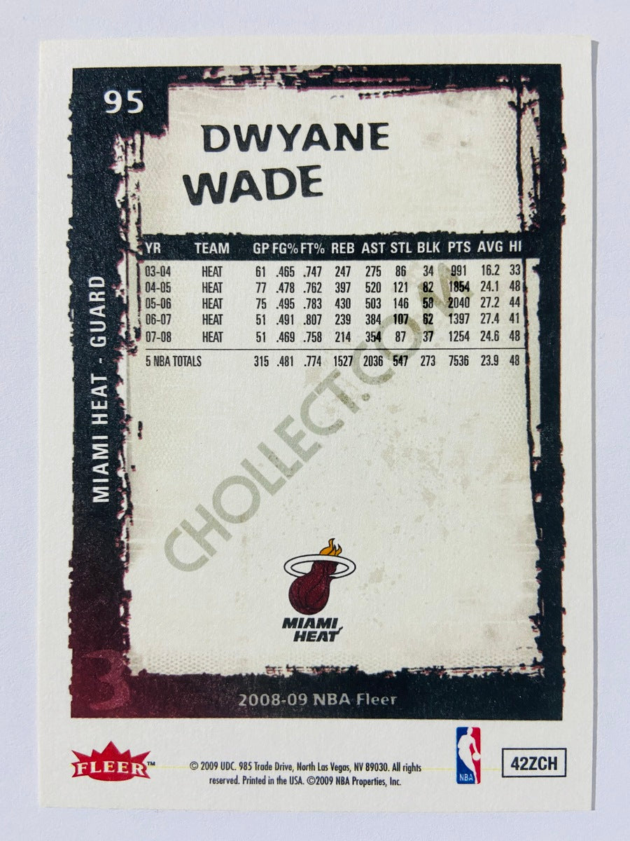 Dwyane Wade - Miami Heat 2008-09 Fleer #95