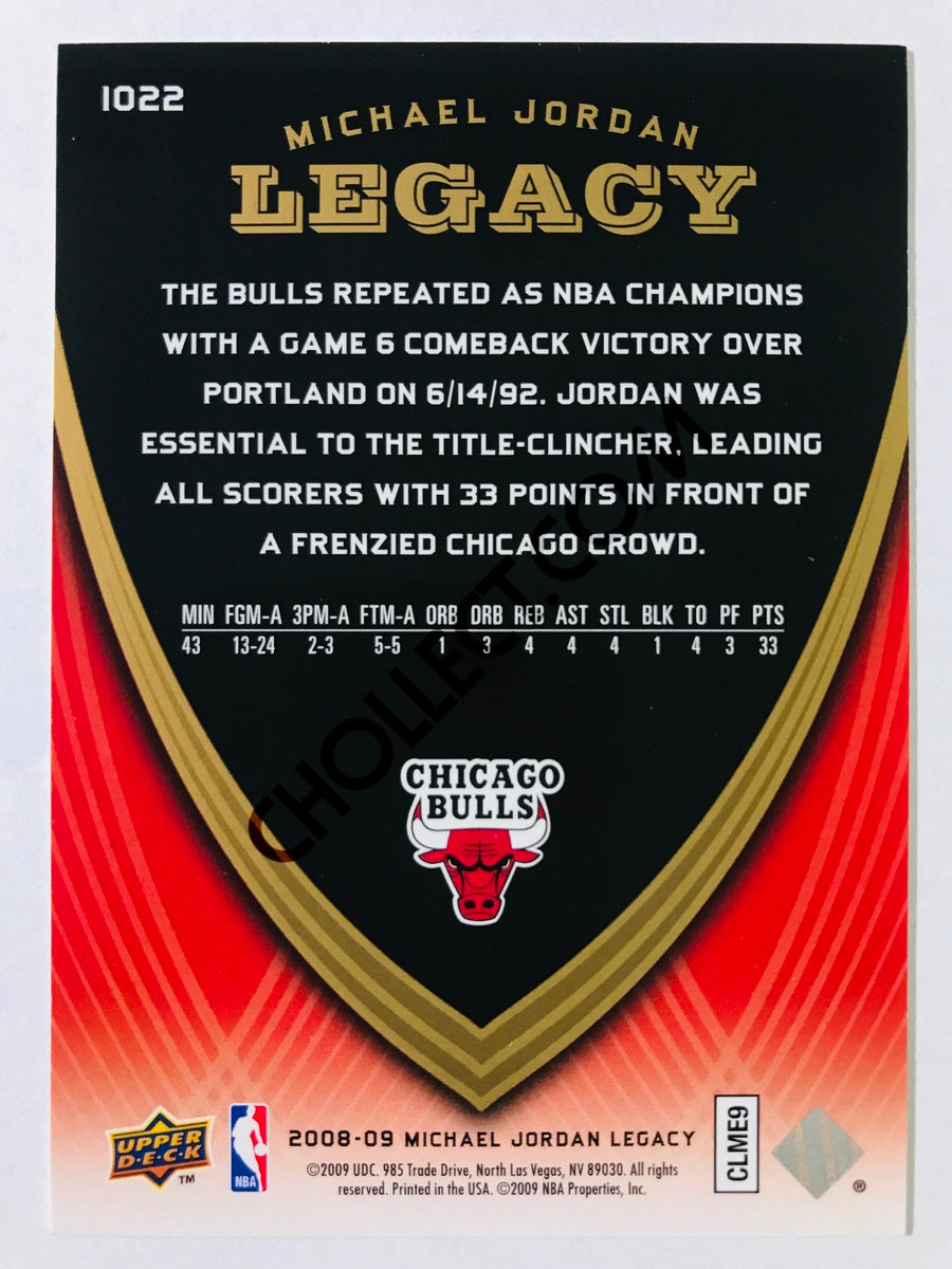Michael Jordan - Chicago Bulls 2008-09 Michael Jordan Legacy #1022