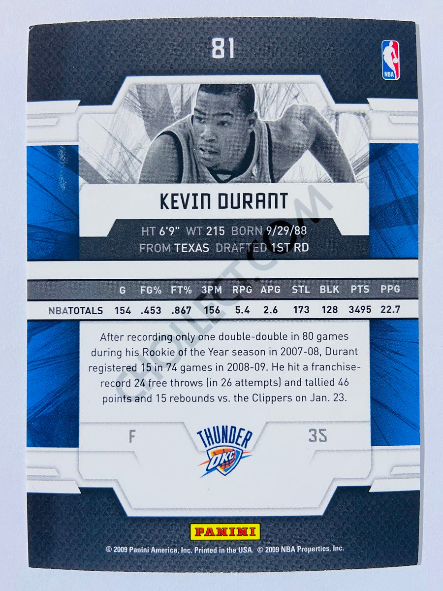 Kevin Durant - Oklahoma City Thunder 2009-10 Panini Donruss Elite #81
