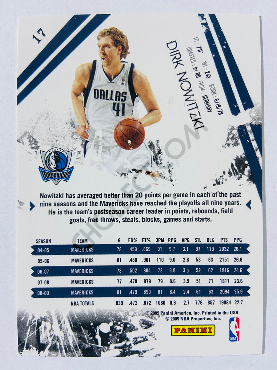 Dirk Nowitzki - Dallas Mavericks 2009 Panini Rookies & Stars #17