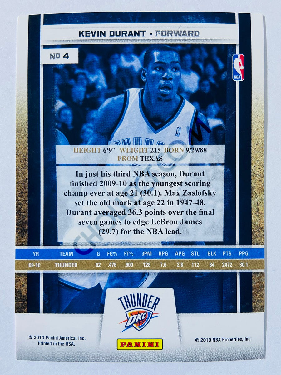 Kevin Durant - Oklahoma City Thunder 2009-10 Panini Season Update Highlights #4