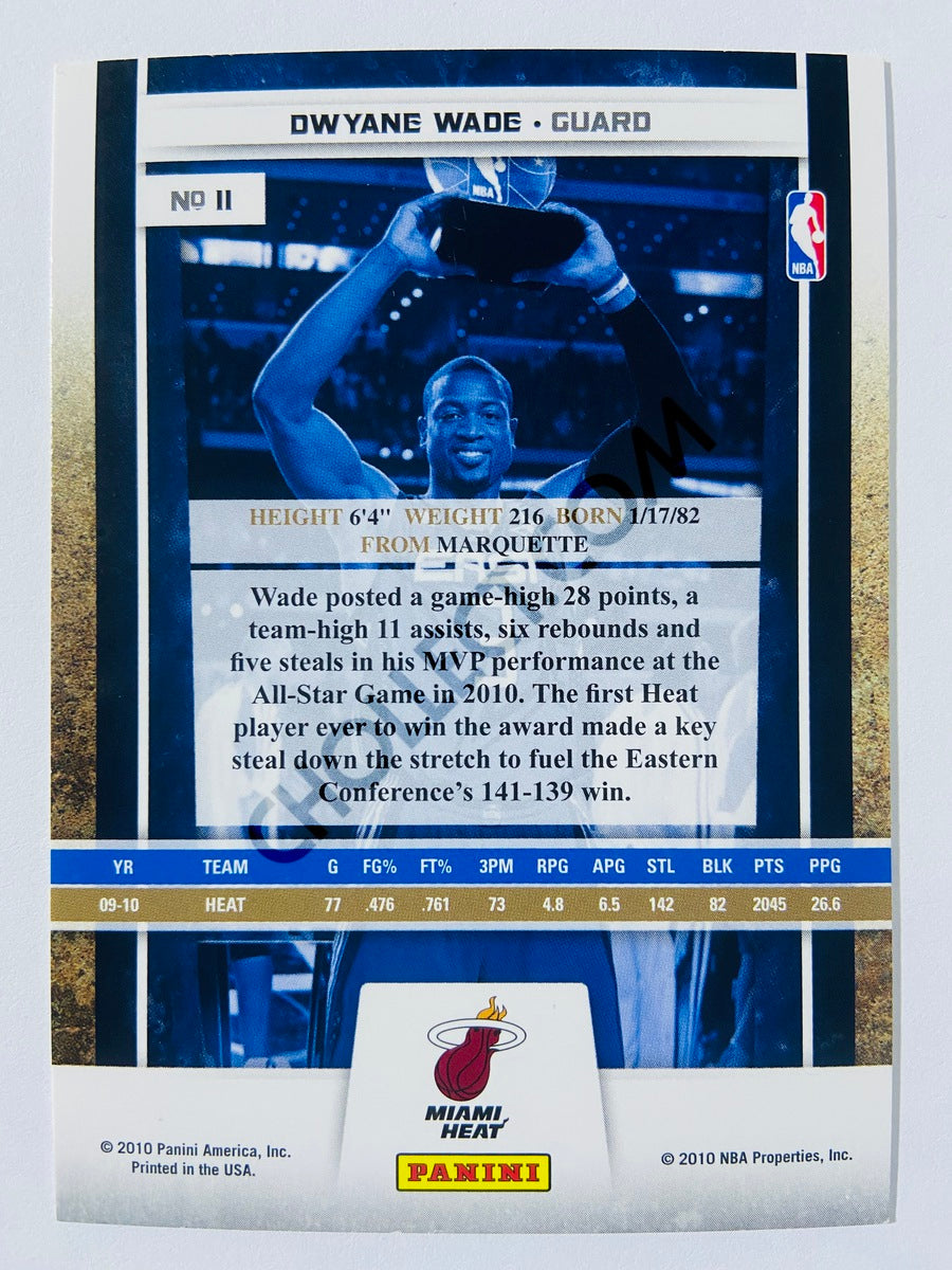 Dwyane Wade - Miami Heat 2009-10 Panini Season Update Highlights #11