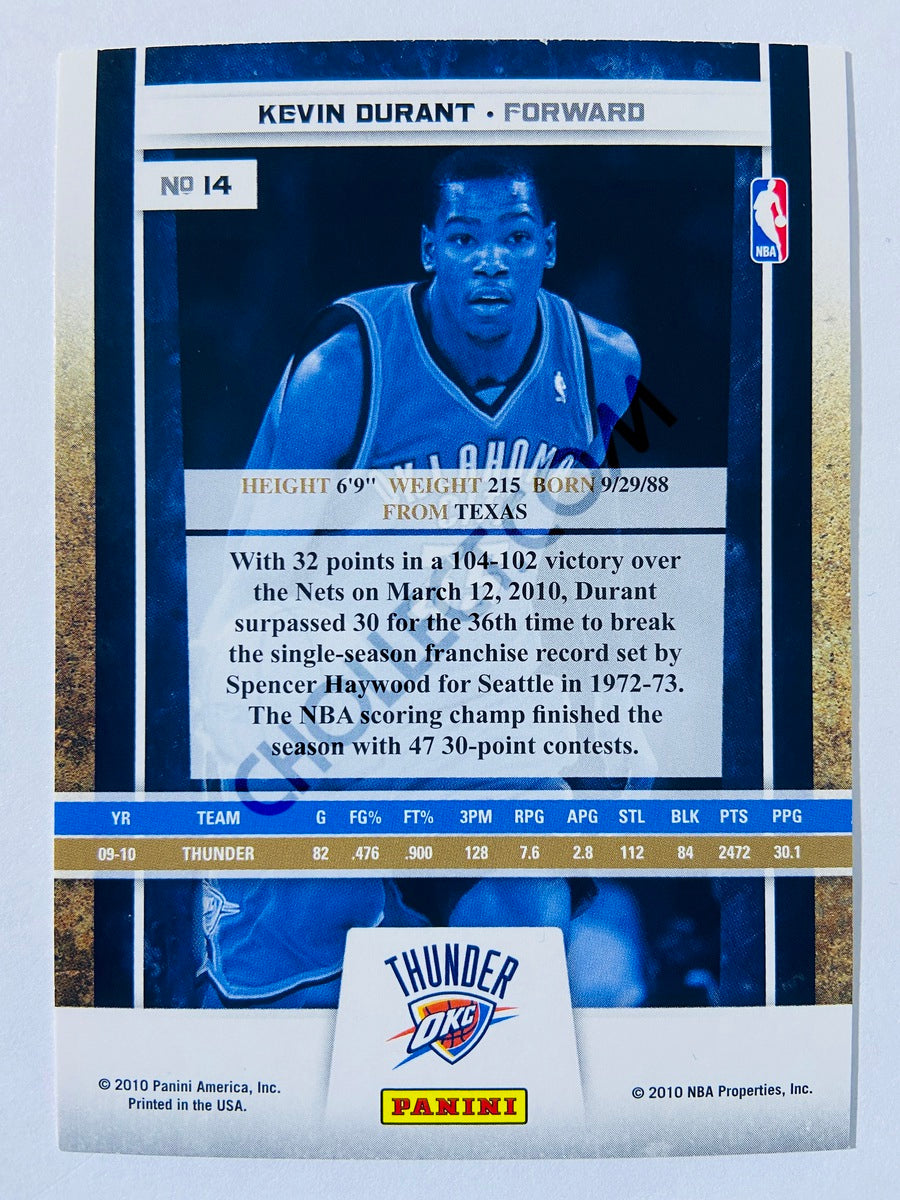 Kevin Durant - Oklahoma City Thunder 2009-10 Panini Season Update Highlights #14