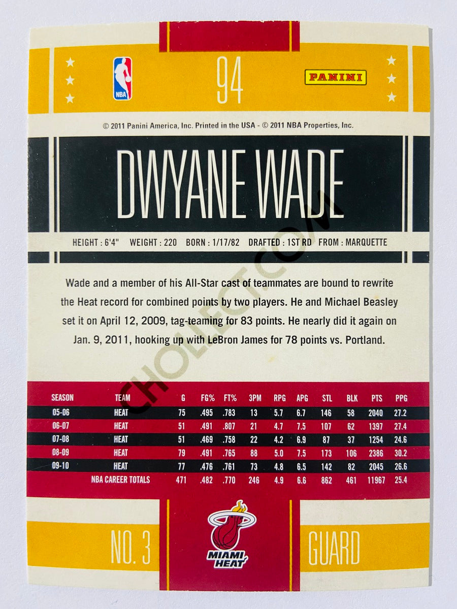 Dwyane Wade - Miami Heat 2011 Panini Classics #94