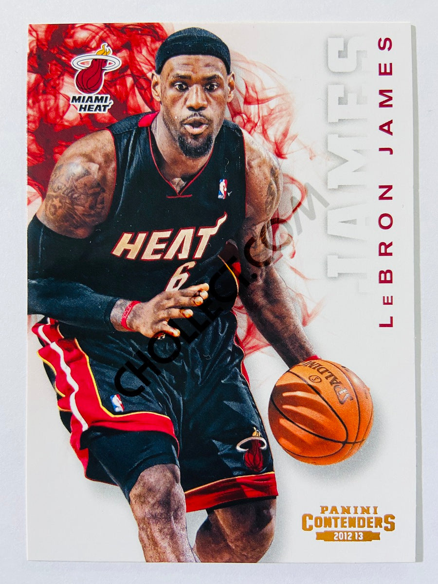 LeBron James - Miami Heat 2012-13 Panini Contenders #80 – chollect.com