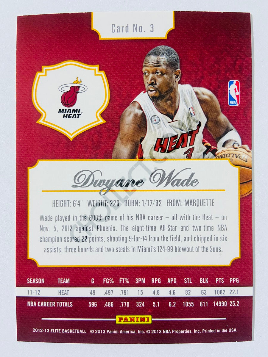 Dwyane Wade - Miami Heat 2012-13 Panini Elite #3