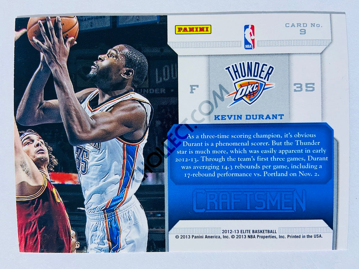 Kevin Durant - Oklahoma City Thunder 2012-13 Panini Elite Craftsmen #9