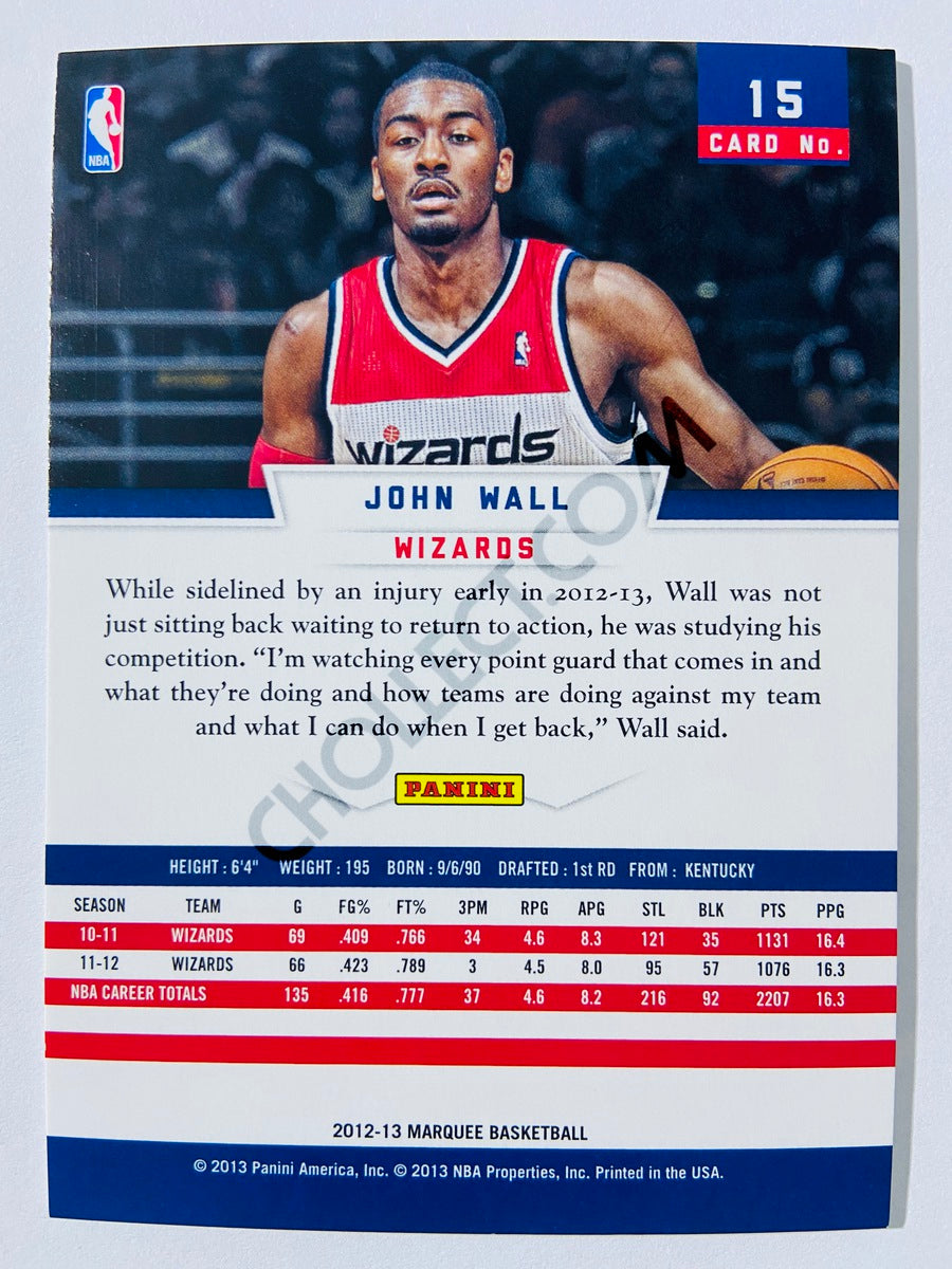 John Wall – Washington Wizards 2012-13 Panini Marquee #15