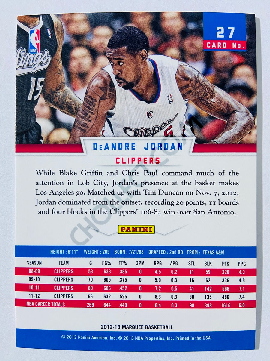 DeAndre Jordan – Los Angeles Clippers 2012-13 Panini Marquee #27