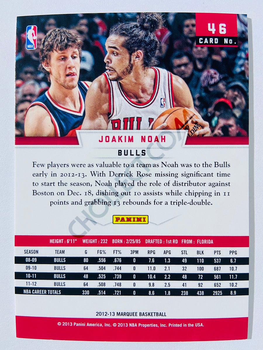 Joakim Noah – Chicago Bulls 2012-13 Panini Marquee #46