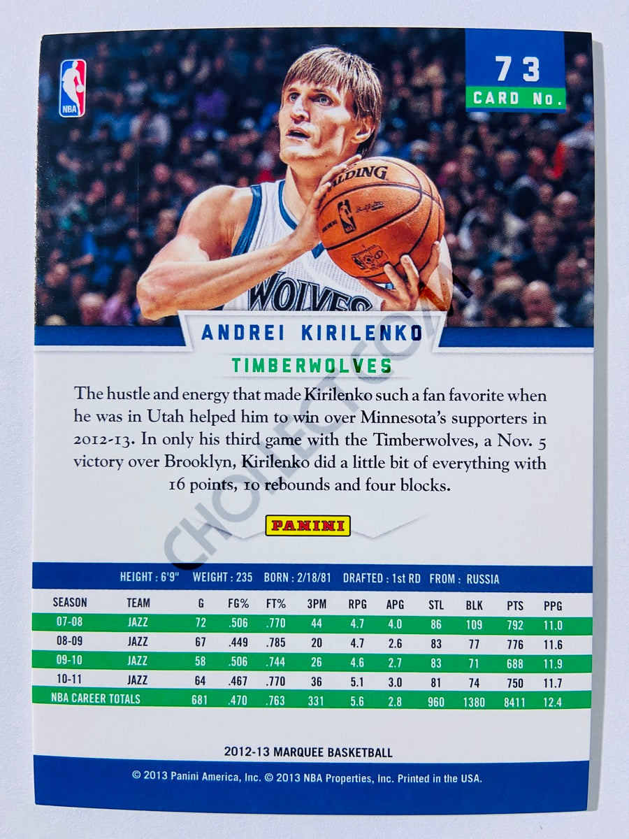 Andrei Kirilenko – Minnesota Timberwolves 2012-13 Panini Marquee #73