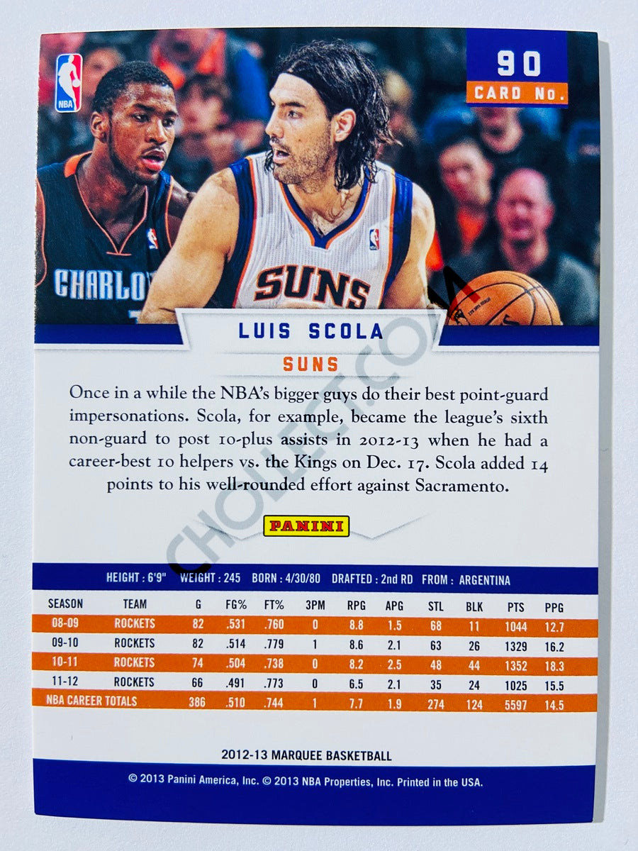 Luis Scola – Phoenix Suns 2012-13 Panini Marquee #90
