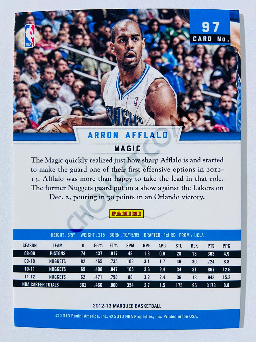 Arron Afflalo – Orlando Magic 2012-13 Panini Marquee #97