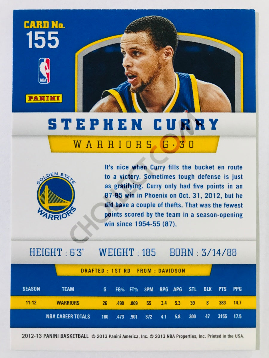 Stephen Curry - Golden State Warriors 2012-13 Panini Panini #155
