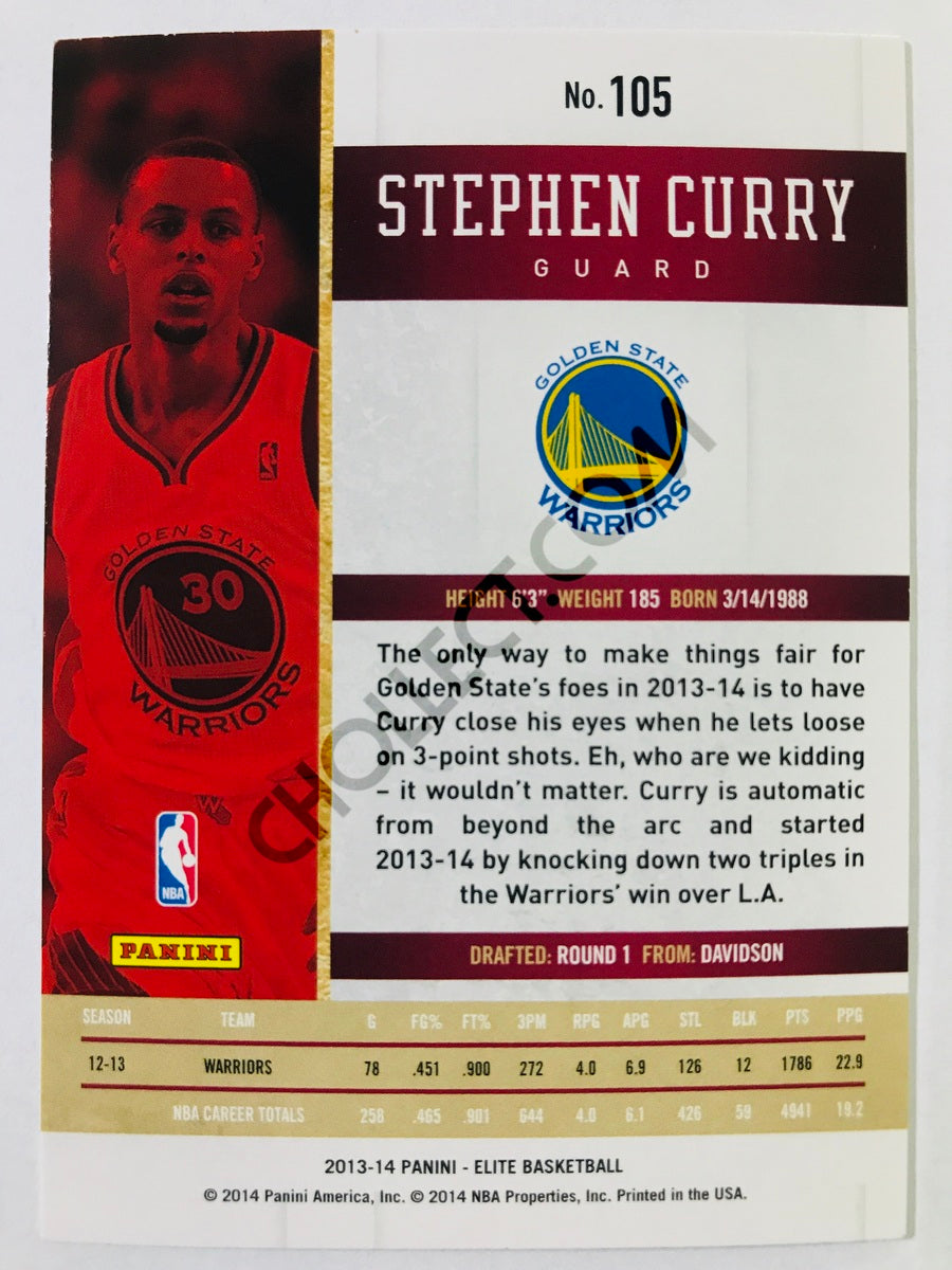 Stephen Curry - Golden State Warriors 2013-14 Panini Elite #105