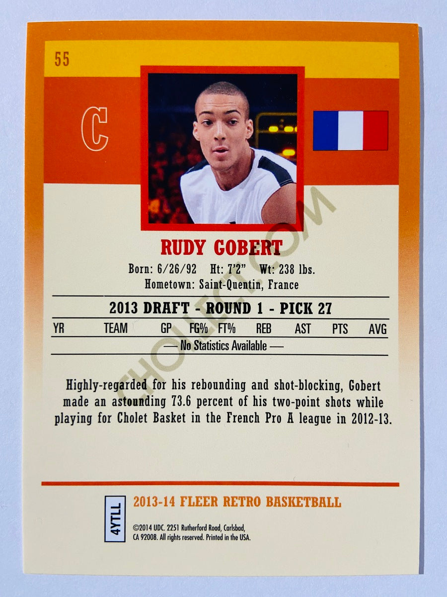 Rudy Gobert - France 2013-14 Fleer Retro Rookie #55