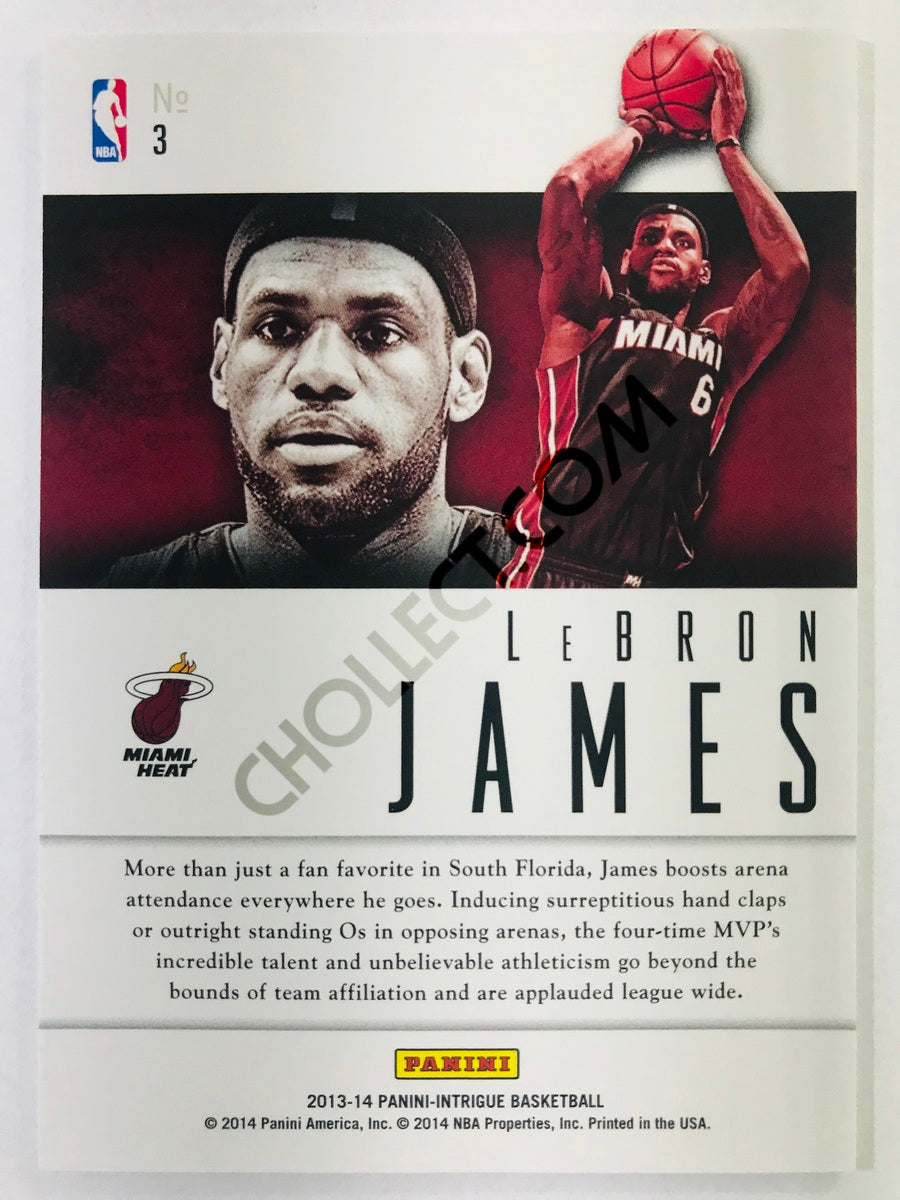 LeBron James - Miami Heat 2013-14 Panini Intrigue Intriguing Player #3