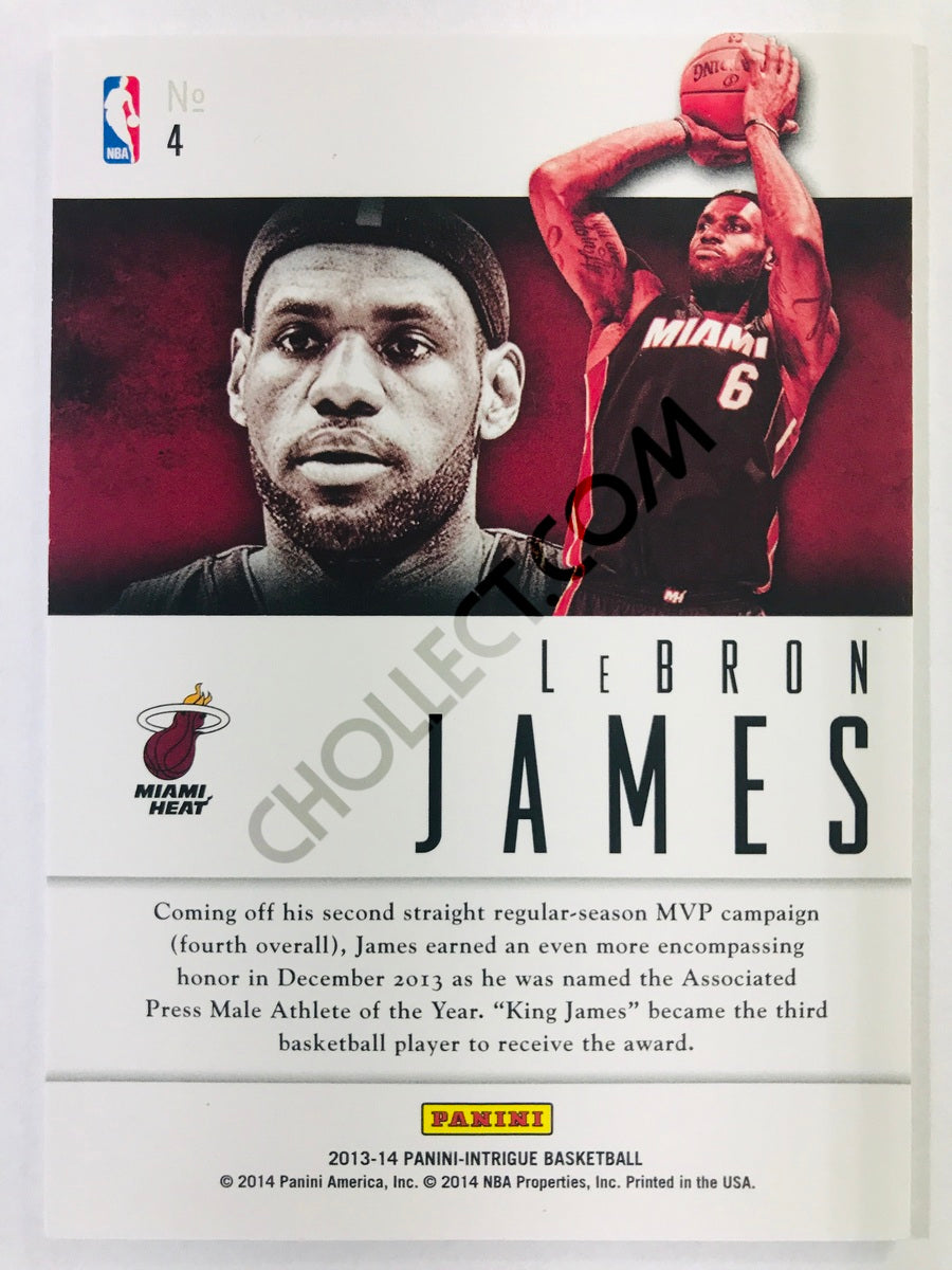 LeBron James - Miami Heat 2013-14 Panini Intrigue Intriguing Player #4