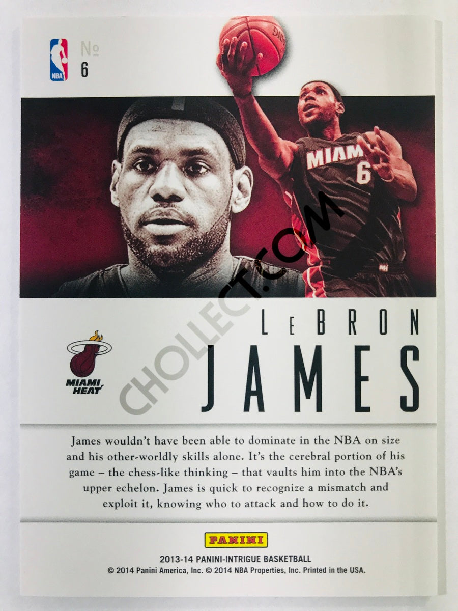 LeBron James - Miami Heat 2013-14 Panini Intrigue Intriguing Player #6