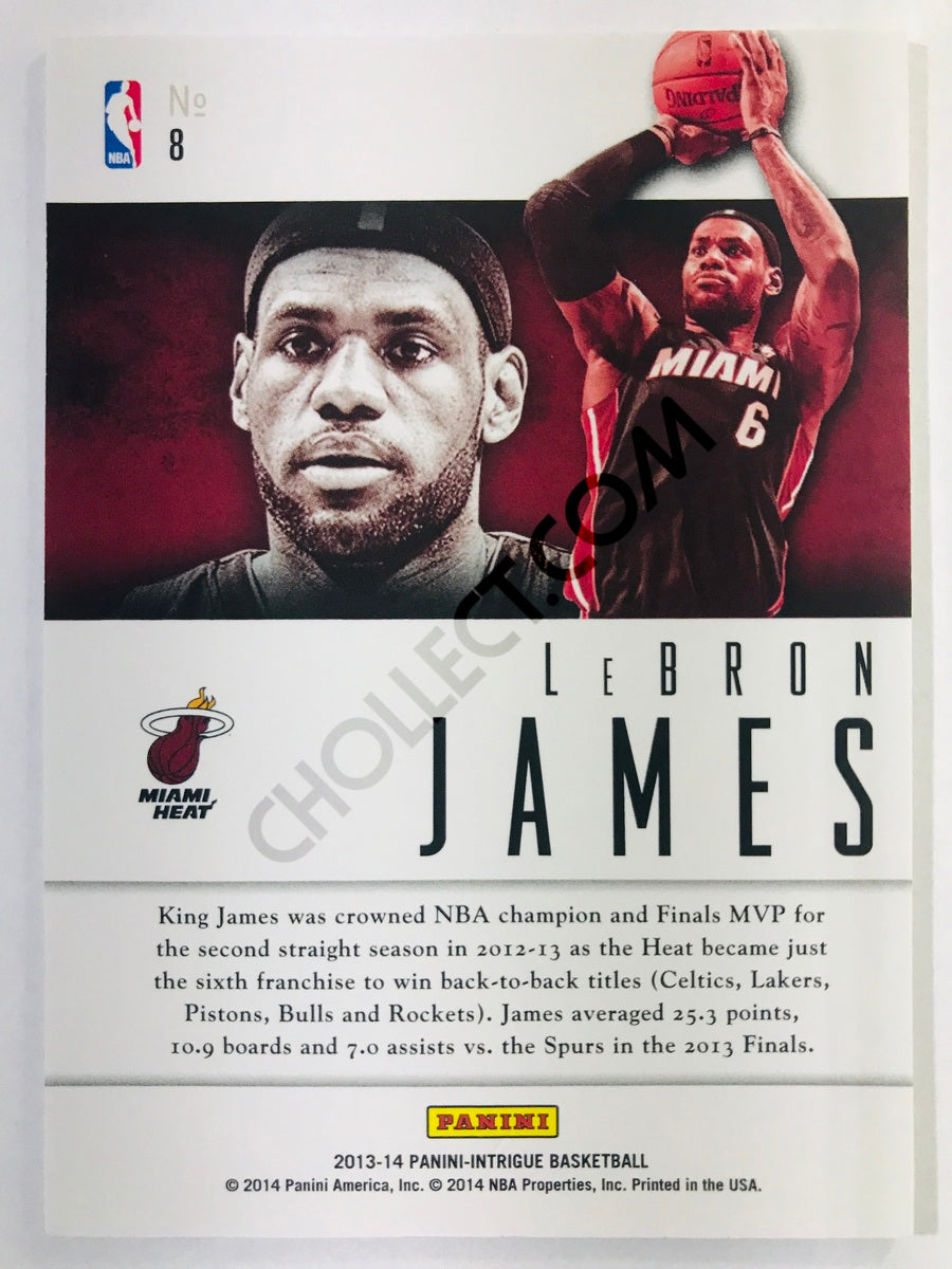 LeBron James - Miami Heat 2013-14 Panini Intrigue Intriguing Player #8