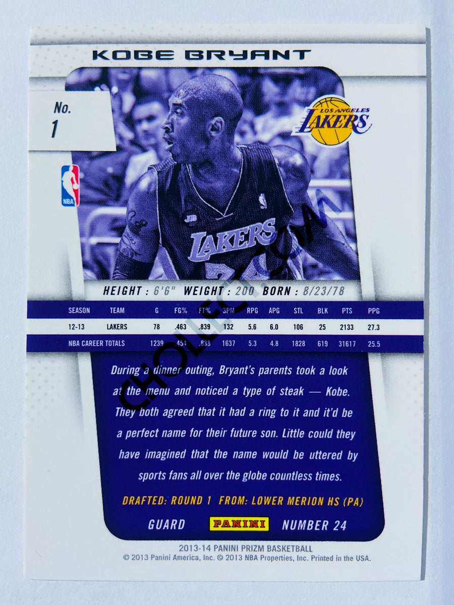 Kobe Bryant - Los Angeles Lakers 2013-14 Panini Prizm #1