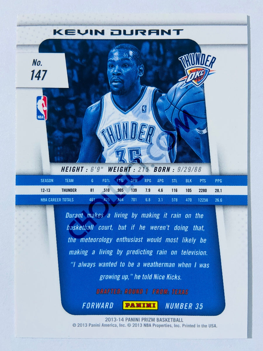 Kevin Durant - Oklahoma City Thunder 2013-14 Panini Prizm #147