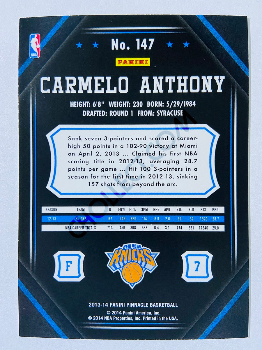 Carmelo Anthony - New York Knicks 2013-14 Panini Pinnacle #147