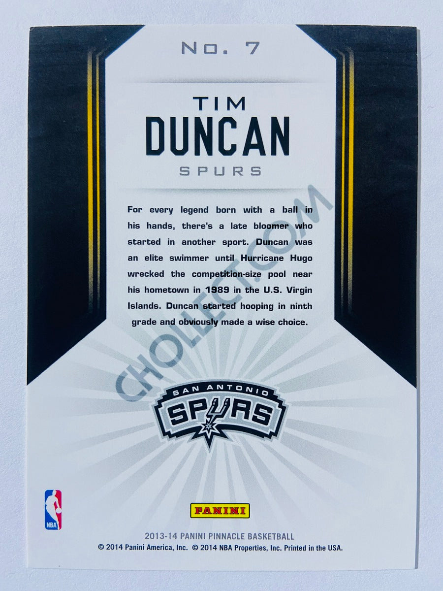 Tim Duncan - San Antonio Spurs 2013-14 Panini Pinnacle The Naturals #7
