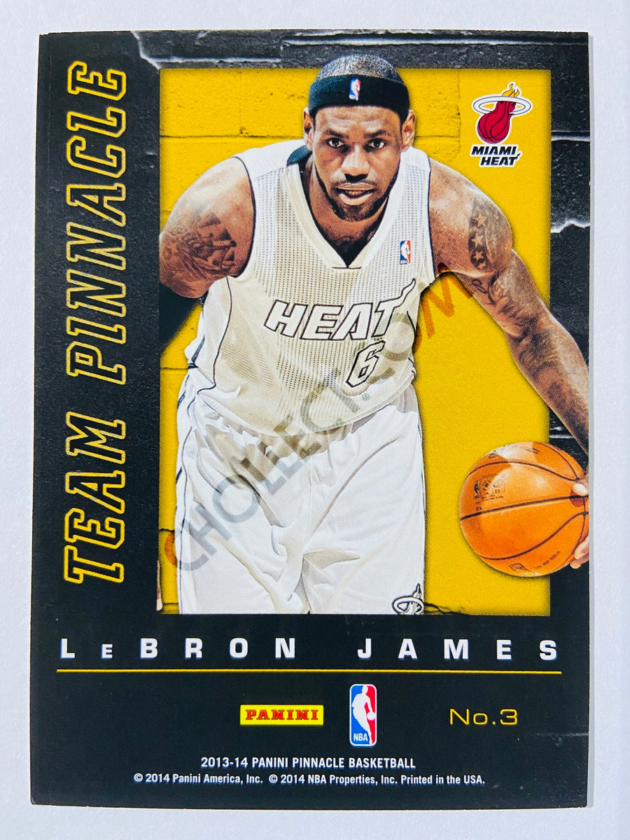 Kobe Bryant - Los Angeles Lakers / LeBron James - Miami Heat 2013-14 Panini Pinnacle Team Pinnacle #3