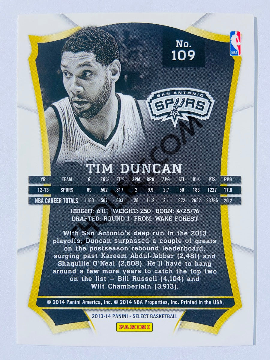 Tim Duncan - San Antonio Spurs 2013-14 Panini Select #109