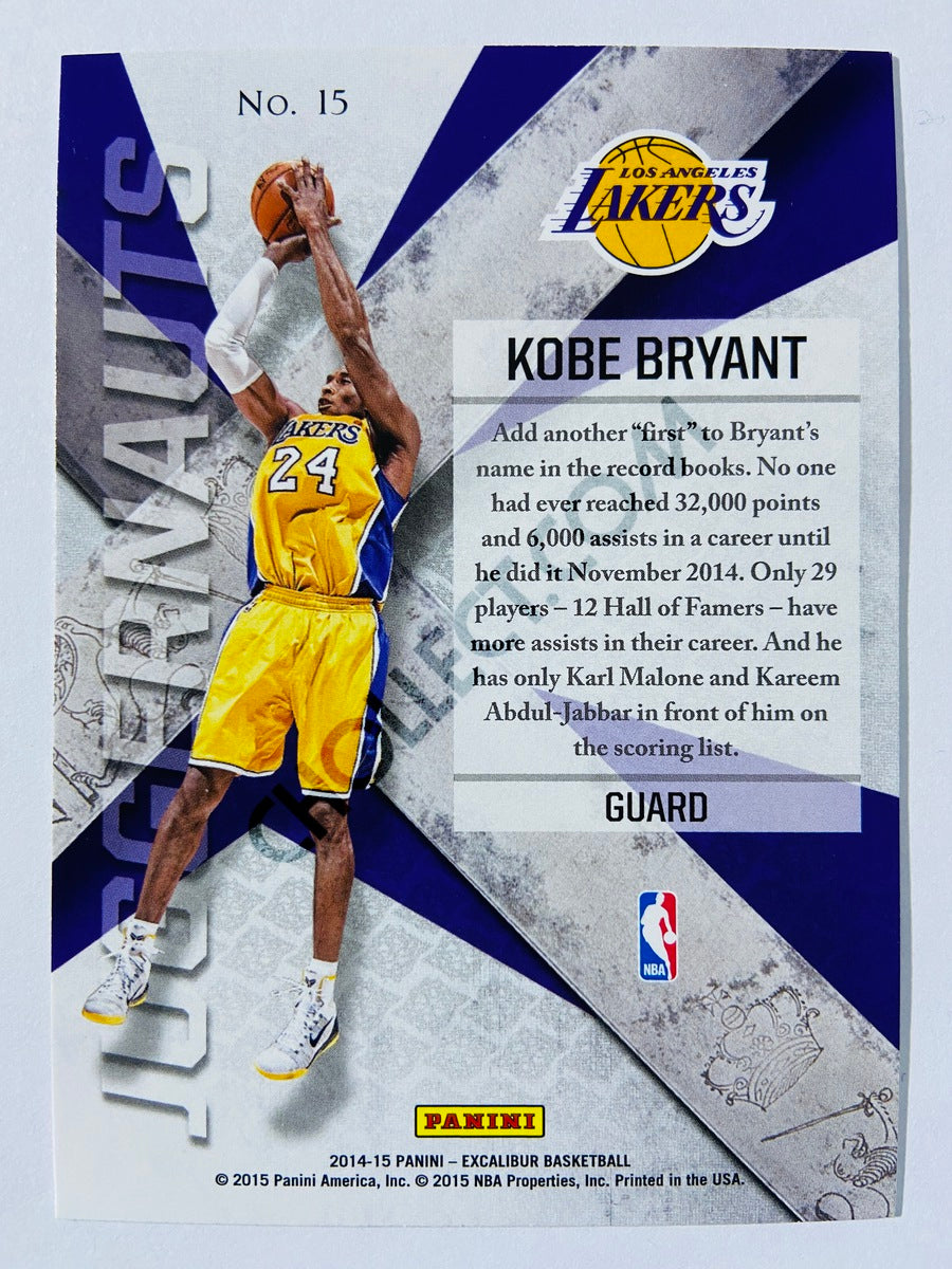 Kobe Bryant - Los Angeles Lakers 2014-15 Panini Excalibur Juggernauts #15