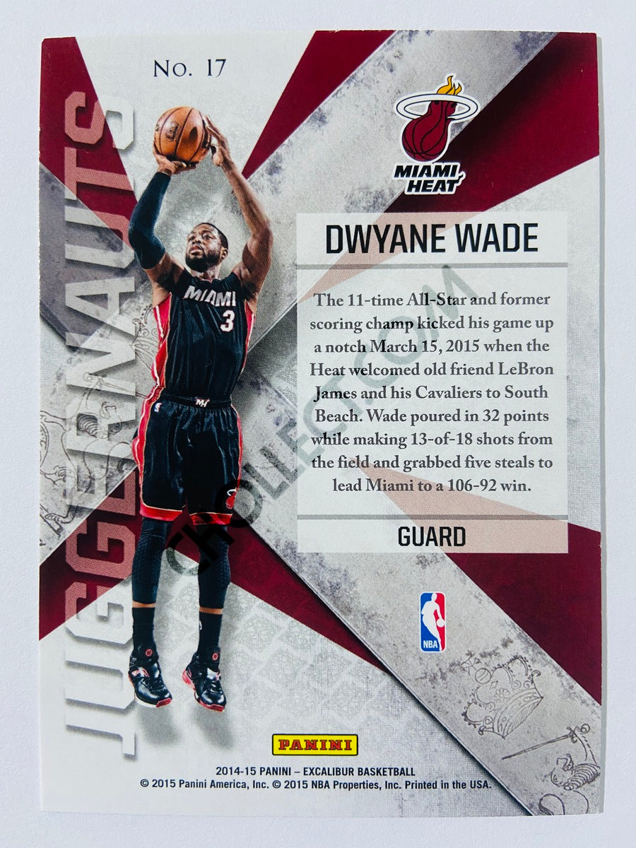 Dwyane Wade - Miami Heat 2014-15 Panini Excalibur Juggernauts #17
