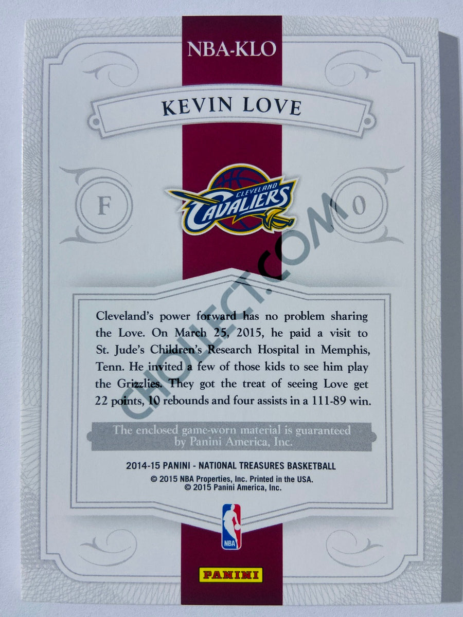 Kevin Love - Cleveland Cavaliers 2014-15 Panini National Treasures #NBA-KLO | 58/99