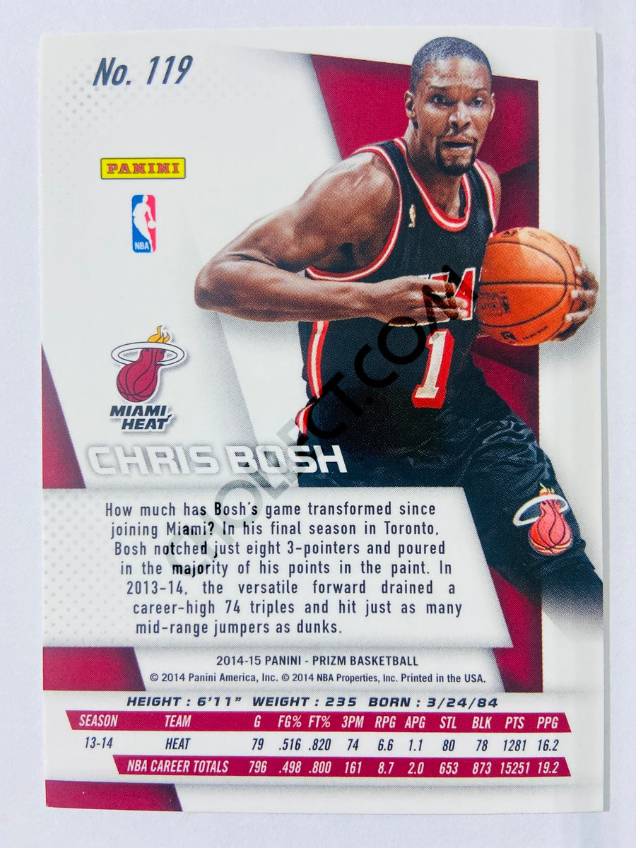 Chris Bosh - Miami Heat 2014-15 Panini Prizm #119