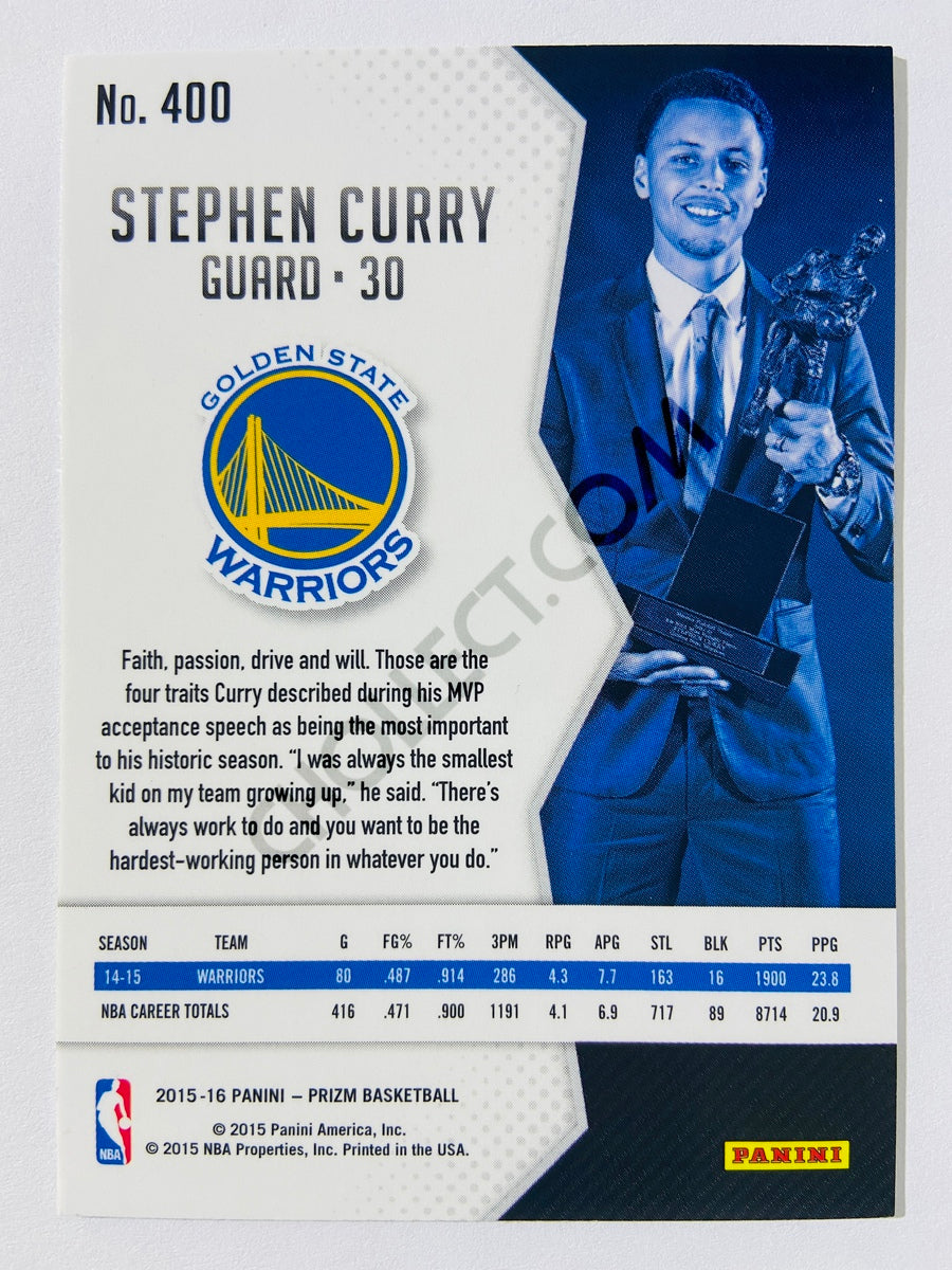 Stephen Curry - Golden State Warriors 2014-15 Panini Prizm MVP #400