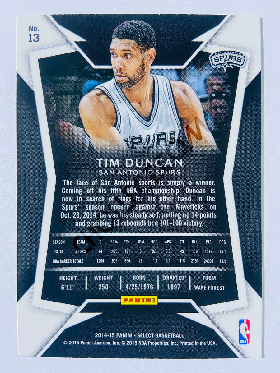 Tim Duncan - San Antonio Spurs 2014-15 Panini Select Concourse Level #13