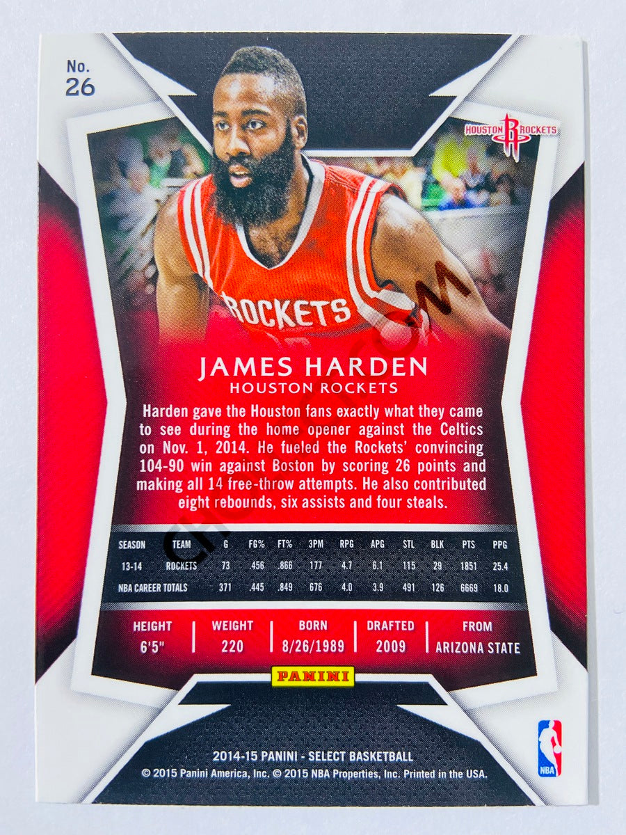 James Harden - Houston Rockets 2014-15 Panini Select Concourse #26