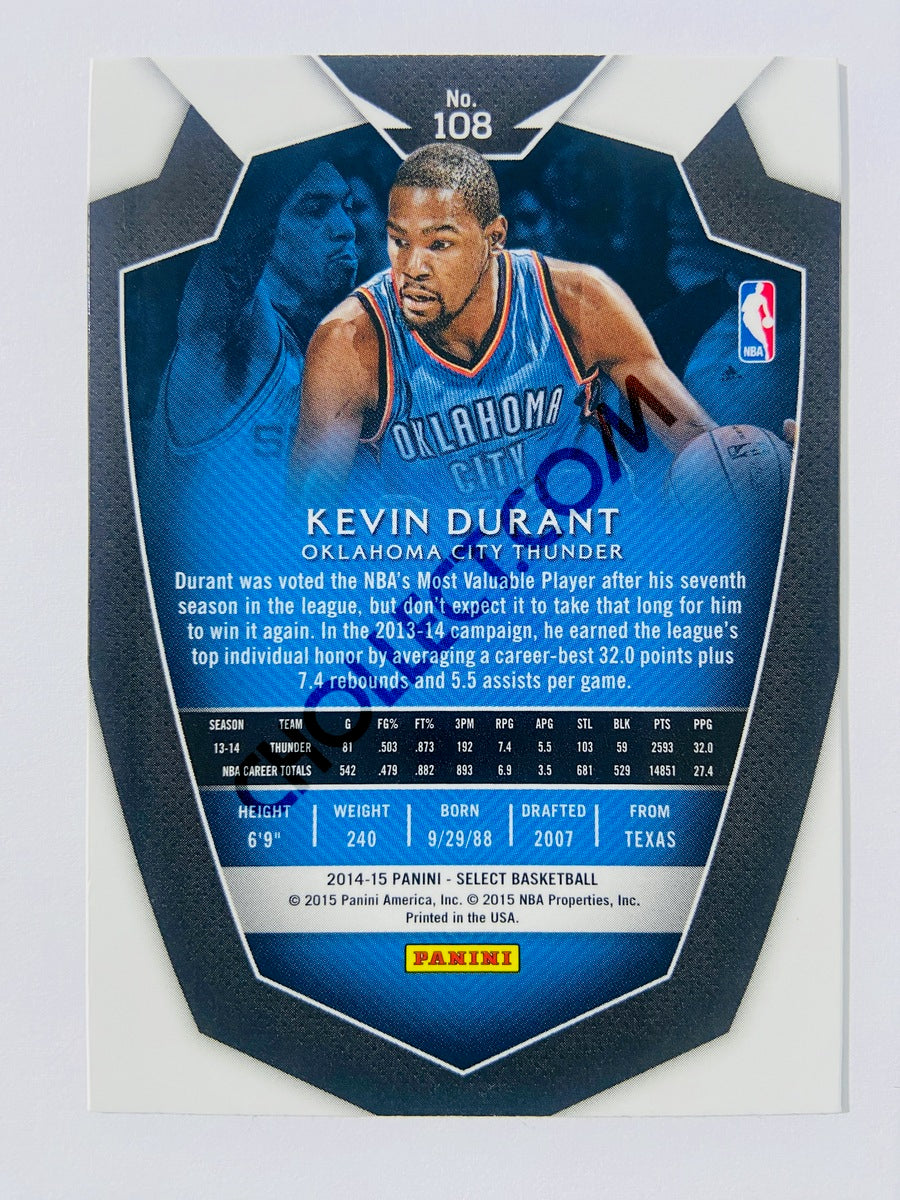 Kevin Durant – Oklahoma City Thunder 2014-15 Panini Select Premier #108