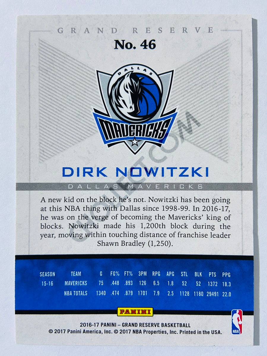 Dirk Nowitzki - Dallas Mavericks 2016-17 Panini Grand Reserve #46