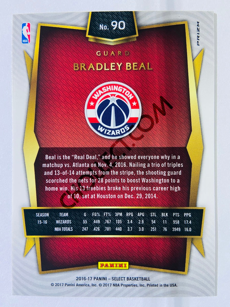 Bradley Beal - Washington Wizards 2016-17 Panini Select Tri-Color Prizm #90